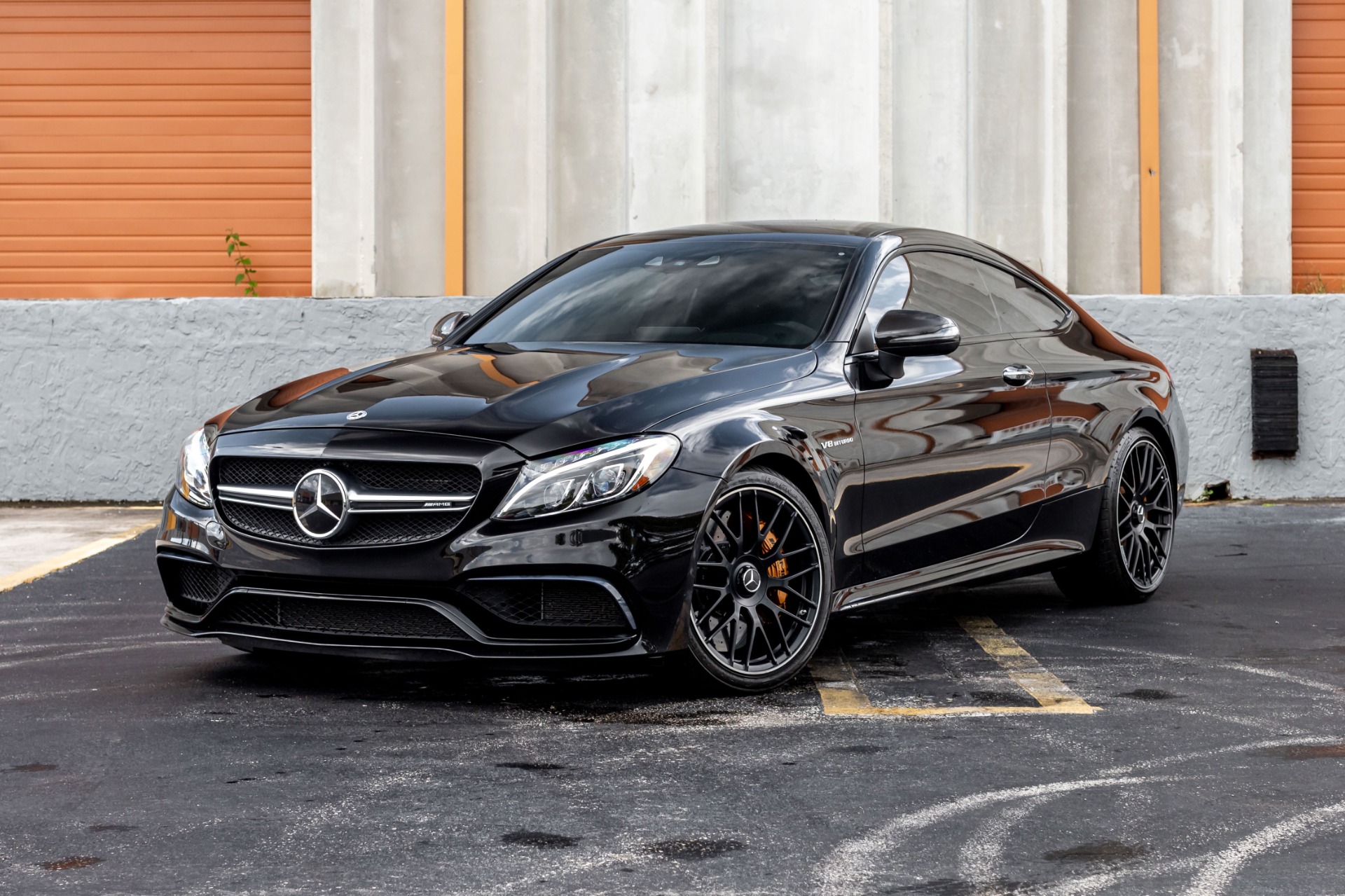 Used 2018 Mercedes-Benz C-Class AMG C 63 S Loaded with Factory Options inc.  Carbon Exterior Pack II For Sale (Sold)