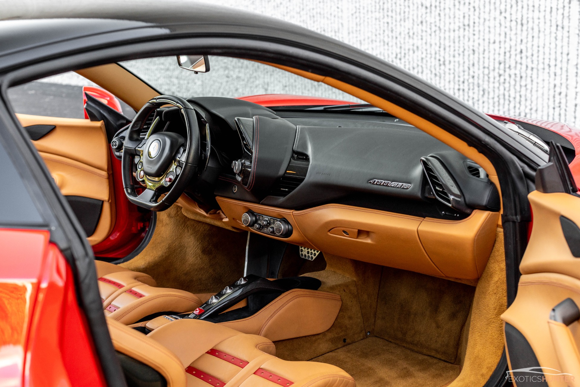 Ferrari 488 GTB Interior Details