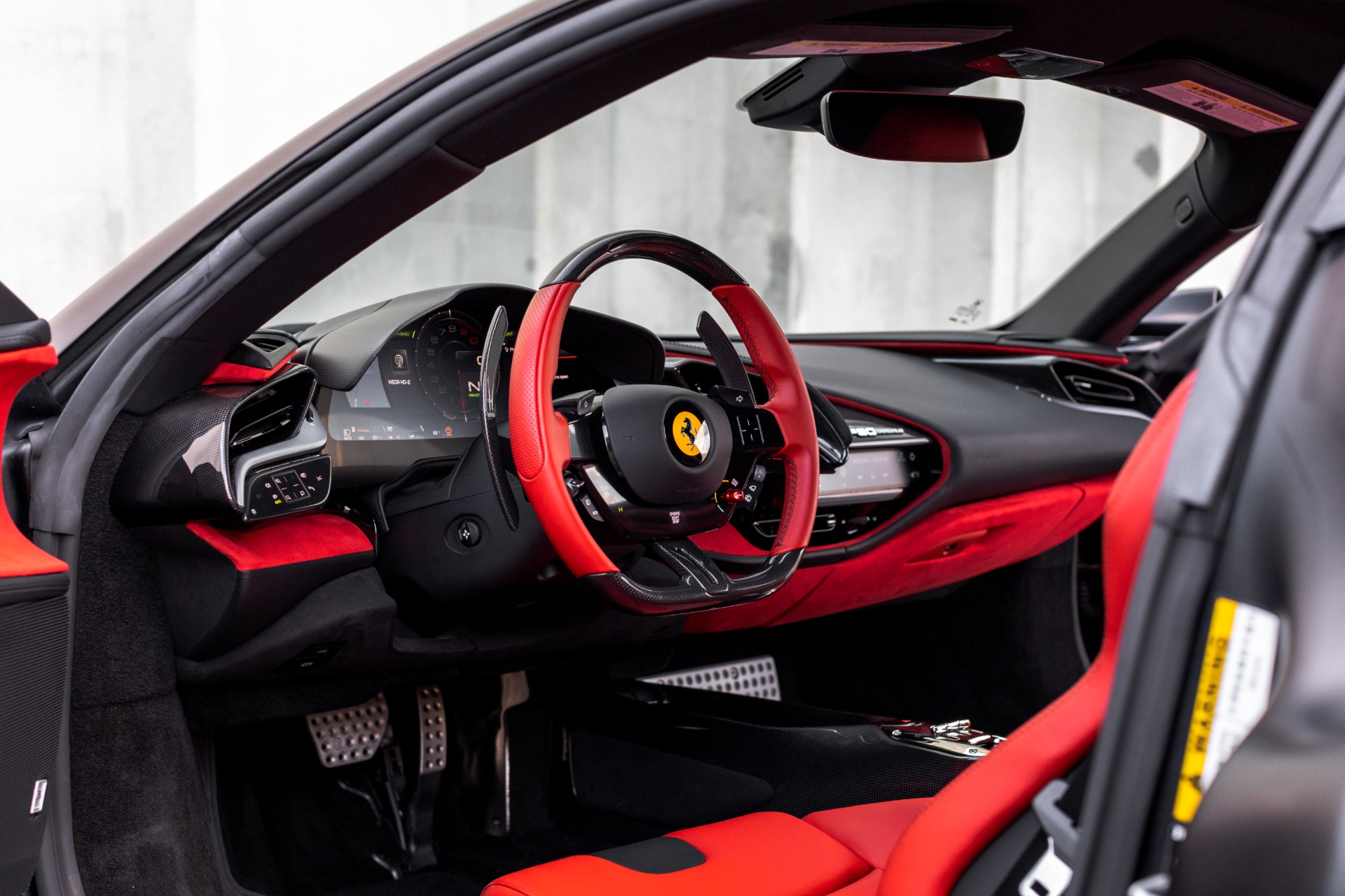 Used 2022 Ferrari SF90 Stradale FACTORY MATTE BLACK W/ RED INTERIOR, FULL  CAR PPF For Sale (Sold)