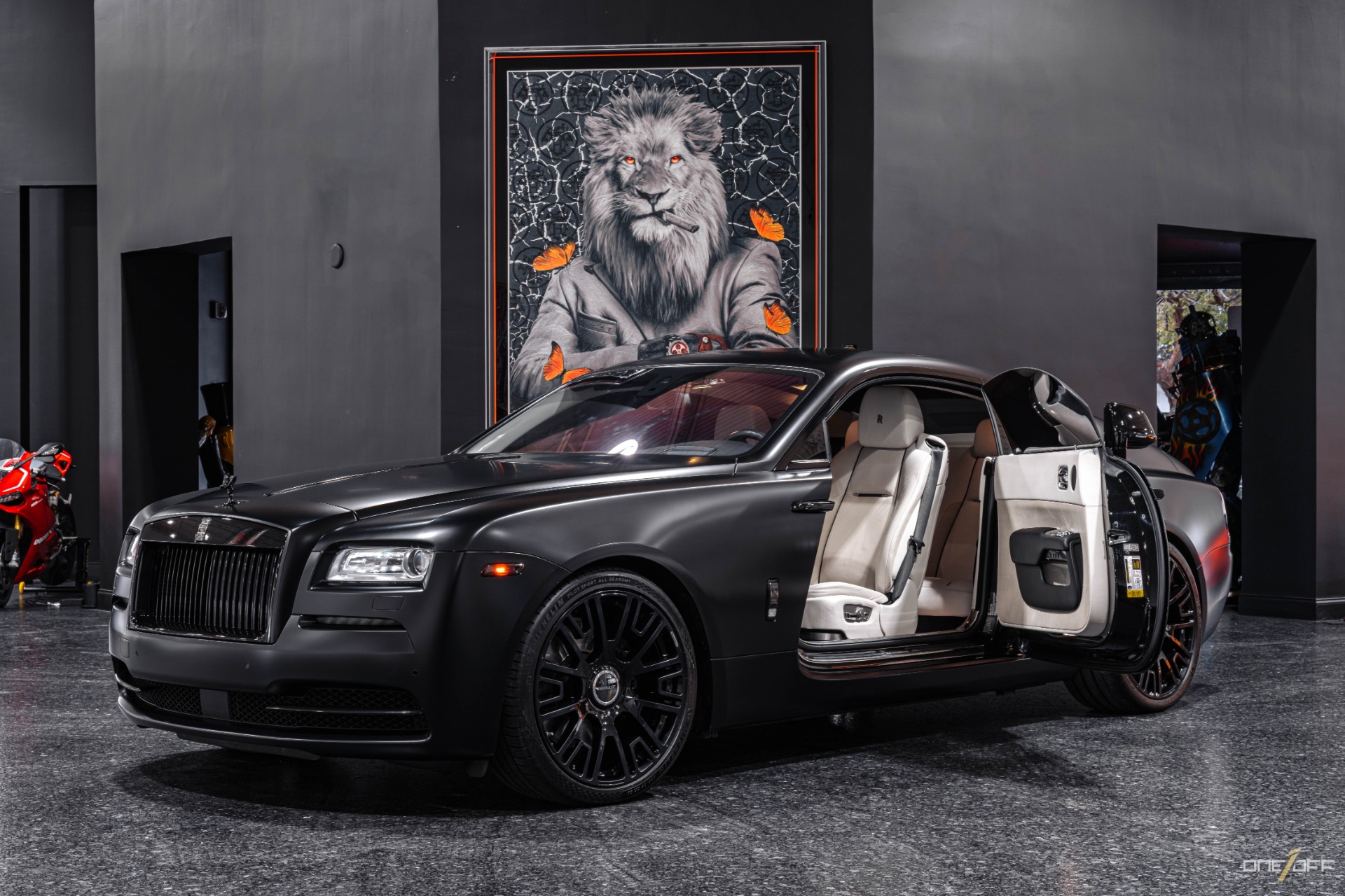 Used 2014 RollsRoyce Wraith High 369030 MSRP Mansory Starlight Driver  Assist 3 Full Matte PPF For Sale Sold  Exotics Hunter Stock 22215