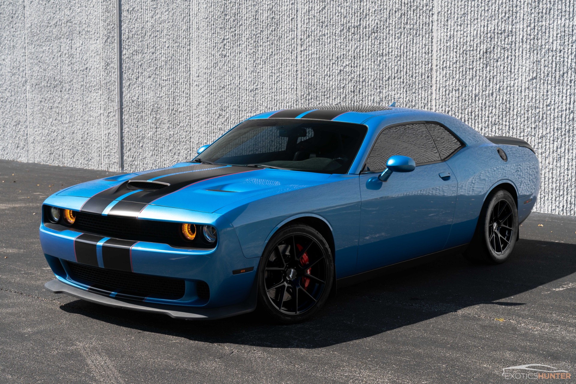 Blue dodge sales challenger hellcat