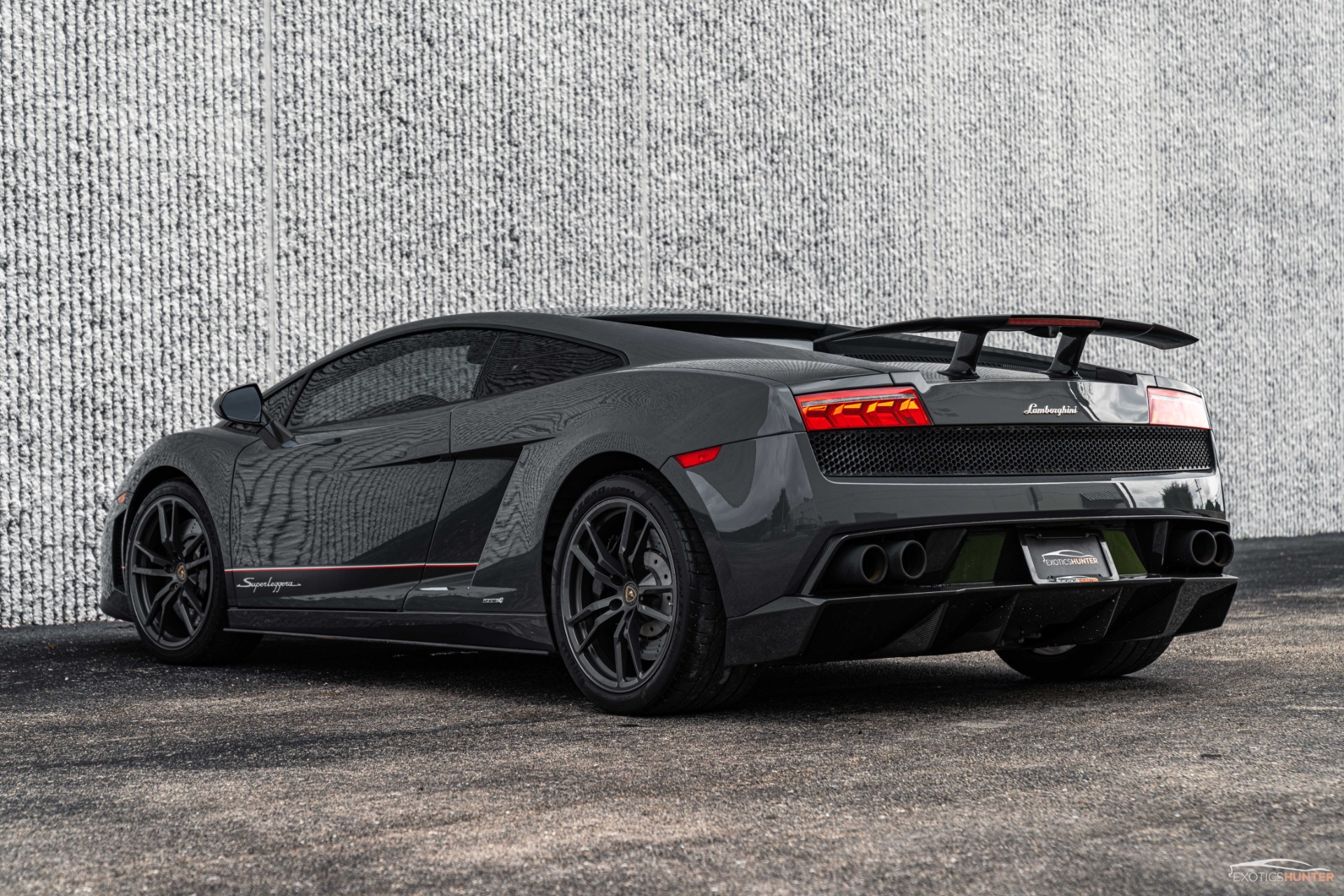 Gallardo Rear Lp Black Gallardo Superleggera Lamborghini Gallardo Superleggera At A