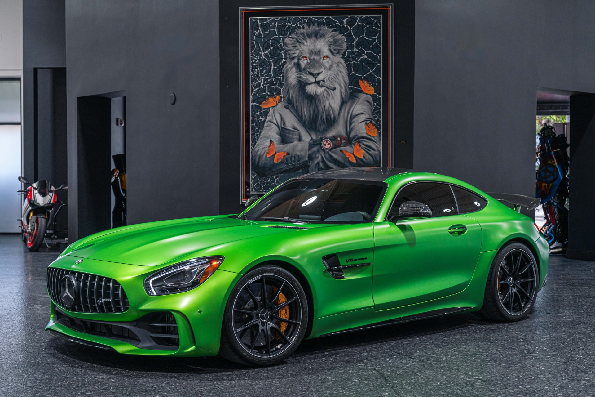Used 2018 Mercedes-Benz AMG GT R in AMG Green Hell Magno w/ CCBs
