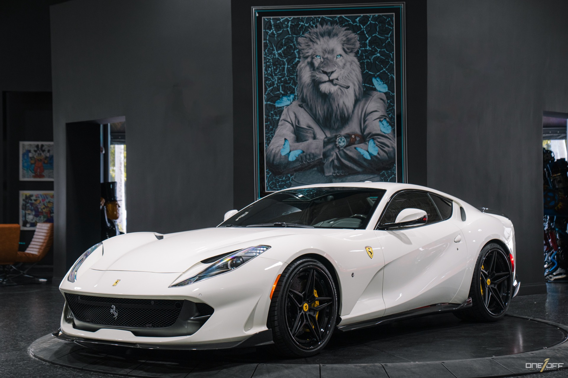Used 2018 Ferrari 812 Superfast $388K MSRP, 1016 Industries Carbon
