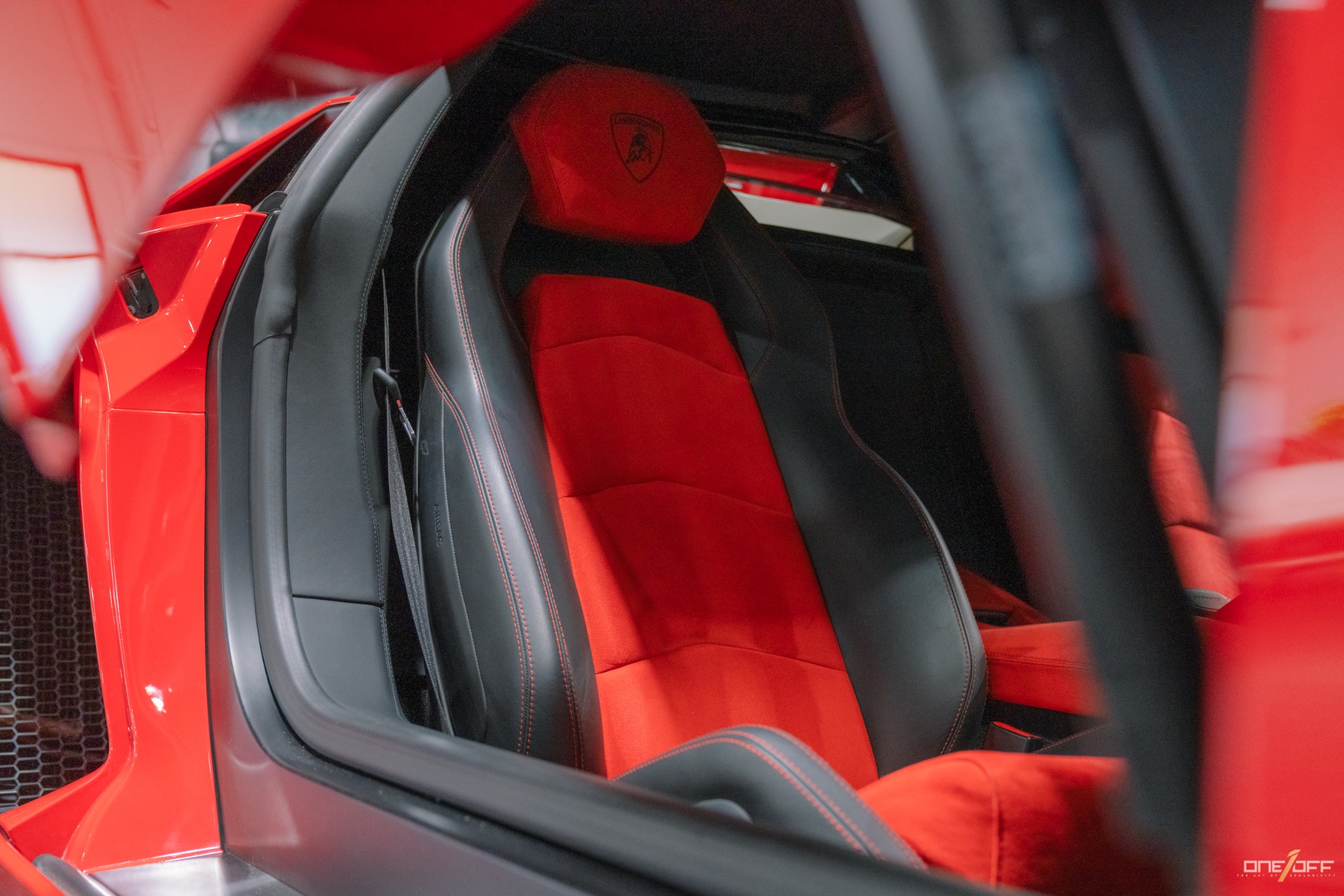 Lamborghini Aventador Red Interior