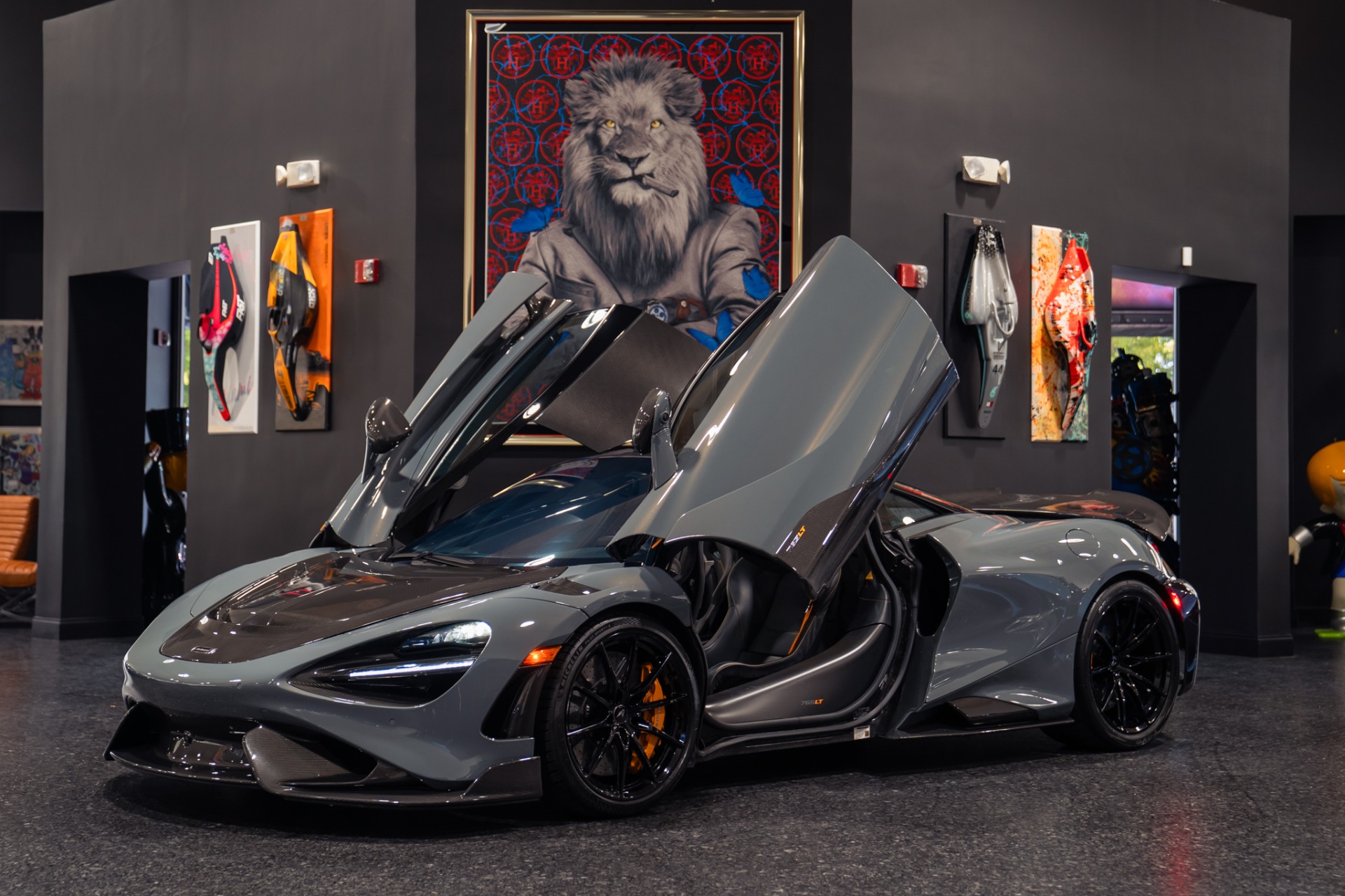 Used 2021 McLaren 765LT MSO Spec in Chicane Grey w/ Roof Scoop