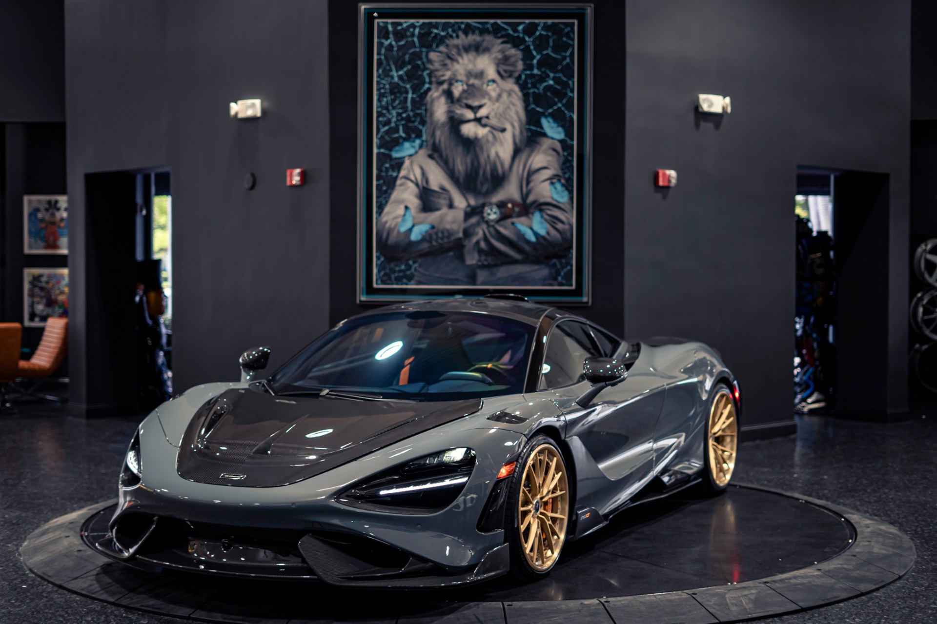 Used 2021 McLaren 765LT MSO Spec in Chicane Grey w/ Roof Scoop