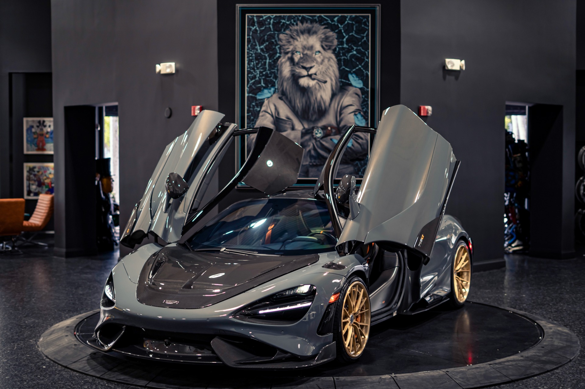 Used 2021 McLaren 765LT MSO Spec in Chicane Grey w/ Roof Scoop