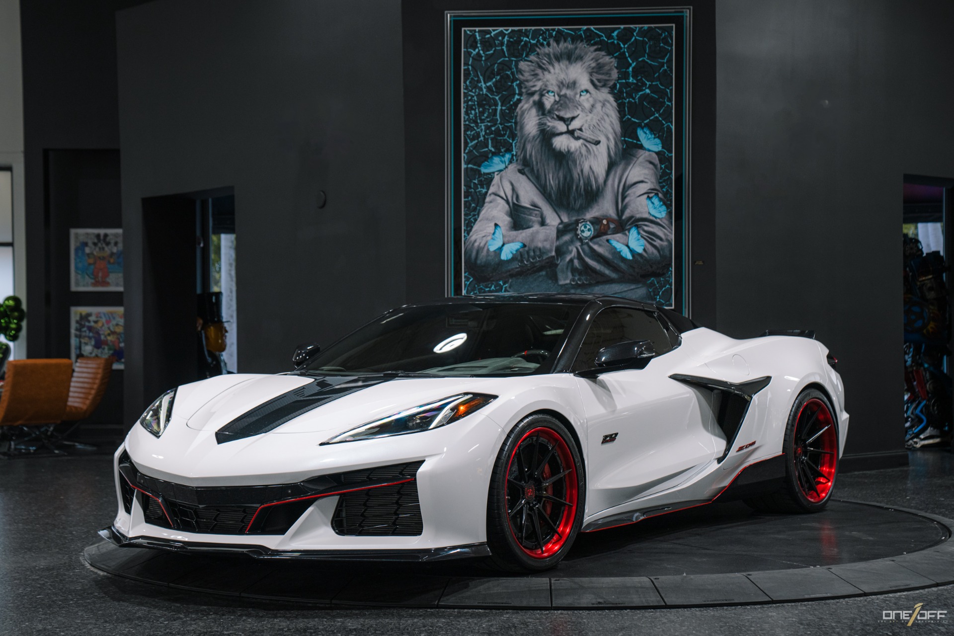 thumbnail image 2 of NEW 2023 C8 Corvette 70th Anniversary Fender Decal Pair - OEM Style Side Graphics 2 of 6