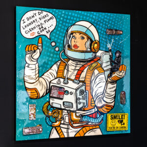 Astronaut - Vincent Byrnes Original On Canvas