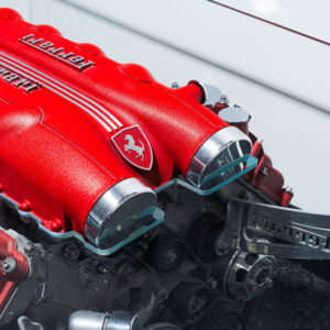Ferrari V12 Engine Glass Coffee Table