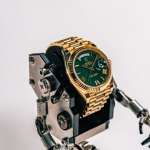 2022 Rolex Daydate - Yellow Gold/Green